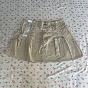 Tinseltown Tan Skater Skirt